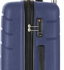 Goedkoopste 😉 TravelZ Big Bars Reiskoffer 68 Cm Met Dubbele Wielen - Trolley Koffer Met TSA-slot - Blauw ❤️ -Reisbagage-Reisaccessoires Winkel 226x840