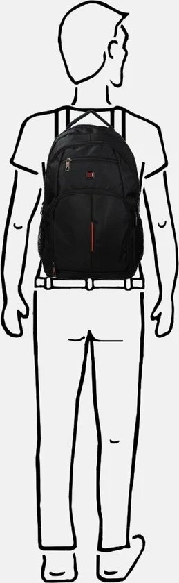 Groothandel ๐ Enrico Benetti Cornell Laptop Rugzak - 17 Inch - Zwart โญ 9 Groothandel ๐ Enrico Benetti Cornell Laptop Rugzak - 17 Inch - Zwart โญ - Afbeelding 7