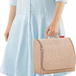 Nieuw 🥰 Reisenthel Toiletbag XL Toilettas Ophangen - 4L - Twist Coffee Beige 😀 -Reisbagage-Reisaccessoires Winkel 273x840 2