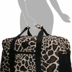 Uitgang 🔔 Enrico Benetti Londen 46148 Reistas/sporttas - Giraf Print ⌛ -Reisbagage-Reisaccessoires Winkel 279x840 1