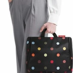 Flash-uitverkoop ✔️ Reisenthel Toiletbag XL Toilettas Ophangen - Maat XL - 4L - Dots Zwart 🤩 -Reisbagage-Reisaccessoires Winkel 292x840