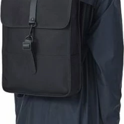 Nieuw 🥰 Rains Mini Rugzak 9 Liter - Zwart 😀 -Reisbagage-Reisaccessoires Winkel 294x840