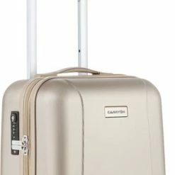 Goedkoop 🎉 CarryOn Skyhopper 👜 Handbagage Koffer 55cm – TSA Trolley - Champagne ⭐