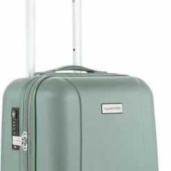 Gloednieuw 🥰 CarryOn Skyhopper 👜 Handbagage Koffer 55cm – TSA-slot – Okoban Registratie – Olijf 👍