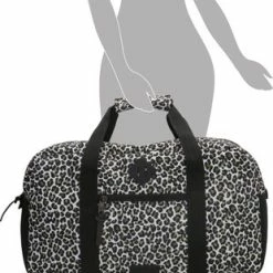 Uitgang 👍 Enrico Benetti Londen 46148 Reistas/sporttas - Olijfgroen Panter Print 🧨 -Reisbagage-Reisaccessoires Winkel 310x840 1