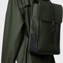 Uitgang 😍 Rains Mini Rugzak 9 Liter - Groen 🌟 -Reisbagage-Reisaccessoires Winkel 337x840