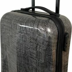 Beste deal 🛒 Leonardo 👜 Handbagage Koffer 51x31x20 - Hardcase - Cijferslot - Reiskoffer - Lichtgewicht Koffer - Grey 🎉