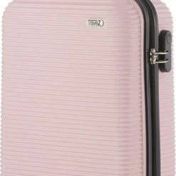 Beste recensies van 😉 TravelZ Horizon 👜 Handbagagekoffer - 54cm 👜 Handbagage Trolley Met Gevoerde Binnenkant - Baby Roze 😉