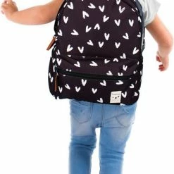 Promo 🎉 Kidzroom Lucky Me Rugzak - 6 T/m 12 Jaar - Zwart - Hartjes 🔥 -Reisbagage-Reisaccessoires Winkel 403x840 3