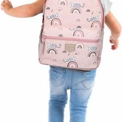 Begroting 😉 Kidzroom Mini Rugzak - 2 T/m 6 Jaar - Roze - Regenboog - Poes ✨ -Reisbagage-Reisaccessoires Winkel 405x840