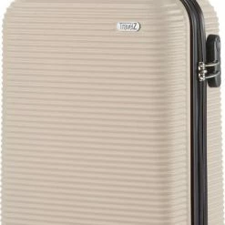 Top 10 😀 TravelZ Horizon 👜 Handbagagekoffer - 54cm 👜 Handbagage Trolley Met Gevoerde Binnenkant - Champagne 😀