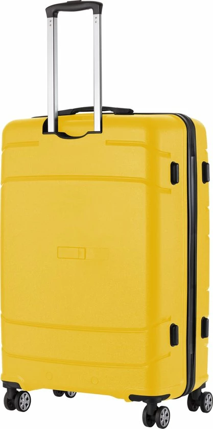 Kopen π TravelZ Big Bars Reiskoffer 78 Cm Met Dubbele Wielen - Trolley Koffer Met TSA-slot - Geel β 6 Kopen π TravelZ Big Bars Reiskoffer 78 Cm Met Dubbele Wielen - Trolley Koffer Met TSA-slot - Geel β - Afbeelding 4