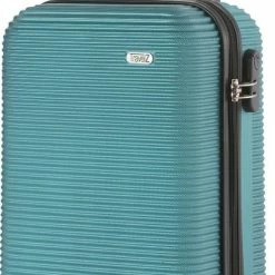 Flash-uitverkoop 🔔 TravelZ Horizon 👜 Handbagagekoffer - 54cm 👜 Handbagage Trolley Met Gevoerde Binnenkant - Zeegroen 🧨