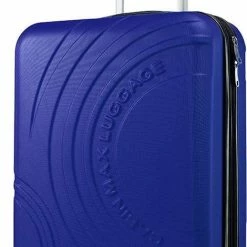 Uitgang ❤️ Cabin Max CabinMax Velocity 👜 Handbagage Koffer - Uitbreidbaar Trolley 44L - 55x40x20/25 Cm Lichtgewicht - Royal Blue 🤩