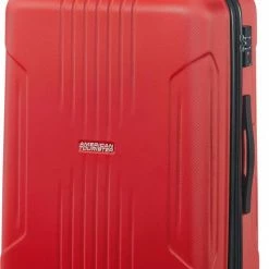 Gloednieuw ✨ American Tourister Tracklite Spinner Reiskoffer 67 Cm - Flame Red ✔️
