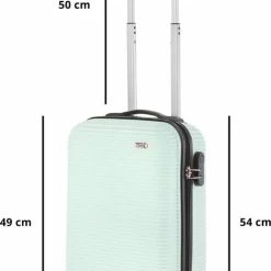 Promo 🌟 TravelZ Horizon 👜 Handbagagekoffer - 54cm 👜 Handbagage Trolley Met Gevoerde Binnenkant - Mint 👍 18 Promo 🌟 TravelZ Horizon 👜 Handbagagekoffer - 54cm 👜 Handbagage Trolley Met Gevoerde Binnenkant - Mint 👍 -Reisbagage-Reisaccessoires Winkel 492x840 6