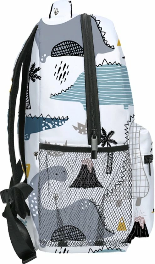 Flash-uitverkoop โค๏ธ YONO Kinder Rugzak Dino - Rugtas Voor Jongens En Meisjes - Kleuter - Peuter - Schooltas Basisschool - 7.5 L - Dinosauraus Wit ๐ฏ 4 Flash-uitverkoop โค๏ธ YONO Kinder Rugzak Dino - Rugtas Voor Jongens En Meisjes - Kleuter - Peuter - Schooltas Basisschool - 7.5 L - Dinosauraus Wit ๐ฏ - Afbeelding 2