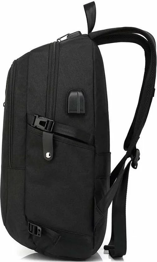 Goedkoop π― Merkloos Anti Diefstal Waterdichte Rugzak Inclusief Usb Oplaadstation - 14 T/m 15.6 Inch - Zwart π 6 Goedkoop π― Merkloos Anti Diefstal Waterdichte Rugzak Inclusief Usb Oplaadstation - 14 T/m 15.6 Inch - Zwart π - Afbeelding 4