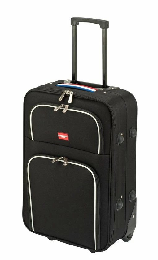 Gloednieuw ๐ Princess Traveller Barcelona - ๐ Handbagagekoffer - Zwart Met Dutch Design - S - 55cm ๐ 11 Gloednieuw ๐ Princess Traveller Barcelona - ๐ Handbagagekoffer - Zwart Met Dutch Design - S - 55cm ๐ - Afbeelding 9