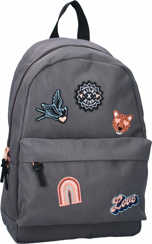 Beste Verkoop β¨ Milky Kiss π§ Girls Can Rugzak - Schooltas Meisje - Grijs π 4 Beste Verkoop β¨ Milky Kiss π§ Girls Can Rugzak - Schooltas Meisje - Grijs π - Afbeelding 2