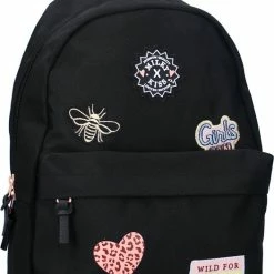 Coupon ✔️ Milky Kiss 👧 Girls Can Rugzak - Schooltas Meisje - Zwart 💯 -Reisbagage-Reisaccessoires Winkel 526x840 1