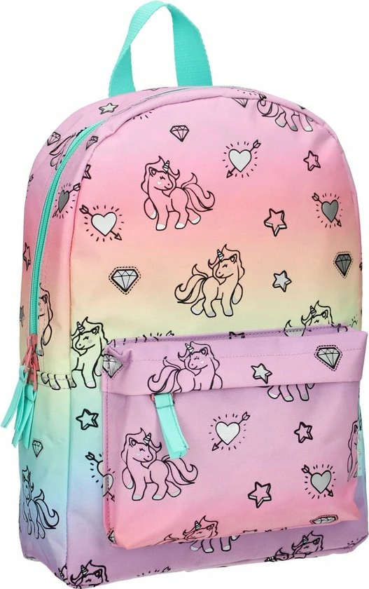 Beste deal ⭐ Milky Kiss Rainbows & Unicorns - Rugzak - Schooltas Meisje - Multi - Unicorn ✨ 3 Beste deal ⭐ Milky Kiss Rainbows & Unicorns - Rugzak - Schooltas Meisje - Multi - Unicorn ✨