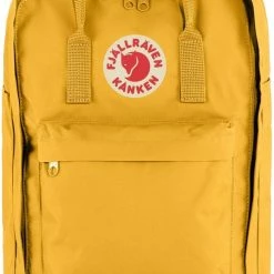 Uitgang 🌟 Fjallraven Fjällräven Kånken Laptop 17" Unisex Rugzak - Ochre ⭐