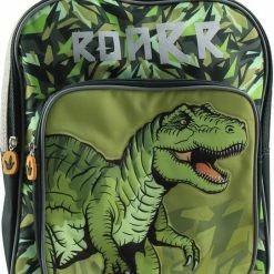 Korting ❤️ Dino World Dinosaurus Jongens Trolley Groen 29x15x39 🔔