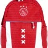 Coupon 🔥 Ajax Rugtas / Rugzak Groot Wit Rood Wit All Over Logo XXX - Met Handig Voorvak! 🎉