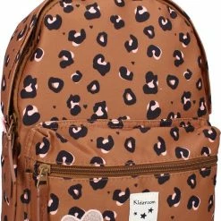 Gloednieuw 😀 Kidzroom Attitude Rugzak - 6 T/m 12 Jaar - Bruin - Panterprint 🎉 -Reisbagage-Reisaccessoires Winkel 544x840 4