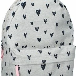 Beste recensies van ✨ Milky Kiss Clever 👧 Girls - Rugzak - Schooltas Meisje - Grijs - Hartjes 🎉 -Reisbagage-Reisaccessoires Winkel 547x840 3