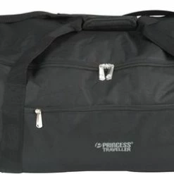 Beste Verkoop 💯 Princess Traveller Amalfi - Opvouwbare Weekendtas - 85L - Zwart - Reistas Met Wielen 😀