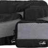 Kopen 🔔 Sunflake Packing Cubes Set - 4 Stuks - Koffer Organizer - Geschikt Voor 👜 Handbagage, 🎒 Backpack & Koffer - Zwart - Geschikt Als Kerst / Sinterklaas Cadeau Voor Mannen Of Vrouwen ⭐