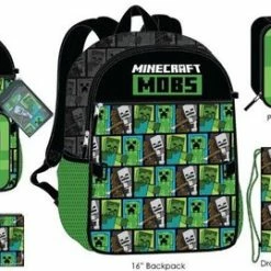 Hete verkoop ❤️ Minecraft - Mobs - Rugzak - Jongens - Hoogte 41cm - 5pieces 🔥 -Reisbagage-Reisaccessoires Winkel 550x269