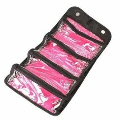 Begroting ⌛ Merkloos Roll N Go Make-up Tas – Zwart / Roze 🎉 -Reisbagage-Reisaccessoires Winkel 550x330 4