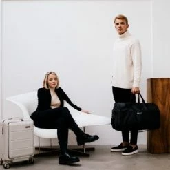 Begroting 😍 ONYX® Reistas 55L - Weekendtas Met Multifunctioneel Opbergsysteem - Waterafstotend - Gevoerd Laptopvak - Zwart ⌛ -Reisbagage-Reisaccessoires Winkel 550x330 6