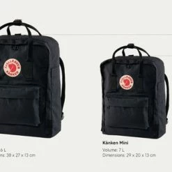 Uitgang 🥰 Fjallraven Fjällräven Kånken Mini Unisex Rugzak - Black 🔥 -Reisbagage-Reisaccessoires Winkel 550x332