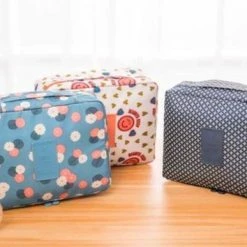 Goedkoopste 🛒 Travel 'Blue Star' Toilettas Blauw/Groen | Make Up Organizer/Travel Bag/Reistas | Fashion Favorite ⭐ -Reisbagage-Reisaccessoires Winkel 550x354 3