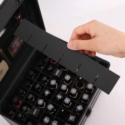 Gloednieuw 🤩 Guardian Beauty Nagel Beautycase / Beautykoffer Zwart Kleur - Kapper - Tattoo - Nagel - Visagie - Make-up - Cosmetica - Schmink - Beauty Case / Beauty Koffer 😍 -Reisbagage-Reisaccessoires Winkel 550x366 37