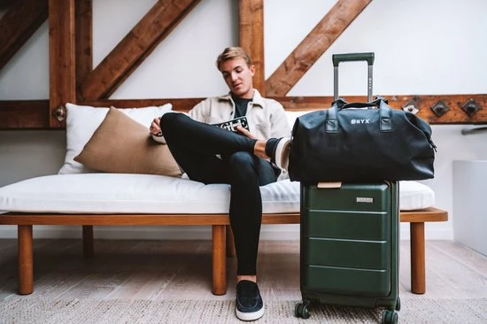 Begroting ๐ ONYX® ๐ Handbagage Koffer 35 L - Spinner Wielen - Lichtgewicht Trolley - Dubbel TSA Slot - Handig Voorvak - 55 Cm - Olive โค๏ธ 15 Begroting ๐ ONYX® ๐ Handbagage Koffer 35 L - Spinner Wielen - Lichtgewicht Trolley - Dubbel TSA Slot - Handig Voorvak - 55 Cm - Olive โค๏ธ - Afbeelding 13