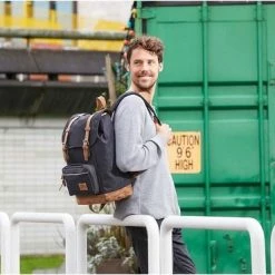 Promo ⌛ Enrico Benetti Santiago 46162 Laptoprugzak Met 17" Laptopvak - Zwart 👏 -Reisbagage-Reisaccessoires Winkel 550x369