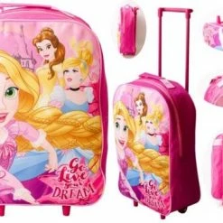 Goedkoopste 🔔 Disney Princess PRINCESS Trolley Koffertje Vakantie Logeren Tripjes ✔️ -Reisbagage-Reisaccessoires Winkel 550x377 1