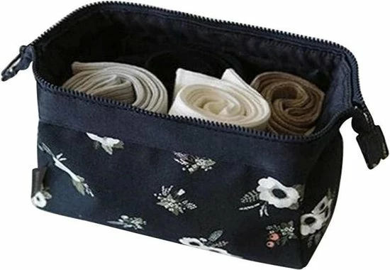 Kopen ๐คฉ Fako Fashion® - Make-up Tasje - Kleine Make-up Tas - Etui - 18x9x13cm - Bloemen Donkerblauw ๐ 6 Kopen ๐คฉ Fako Fashion® - Make-up Tasje - Kleine Make-up Tas - Etui - 18x9x13cm - Bloemen Donkerblauw ๐ - Afbeelding 4