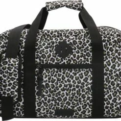 Uitgang 👍 Enrico Benetti Londen 46148 Reistas/sporttas - Olijfgroen Panter Print 🧨