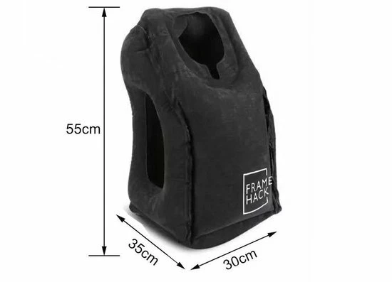 Hete verkoop ๐ Framehack Zacht Opblaasbaar Reiskussen - Inclusief Slaapmasker, Oordopjes En Opbergzakje - Zwart ๐ 7 Hete verkoop ๐ Framehack Zacht Opblaasbaar Reiskussen - Inclusief Slaapmasker, Oordopjes En Opbergzakje - Zwart ๐ - Afbeelding 5