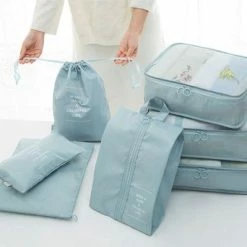 Goedkoopste 👏 QY Packing Cubes Set Koffer Of Tas Organizer Inpak Zakken - Lichtblauw Deluxe 💯 15 Goedkoopste 👏 QY Packing Cubes Set Koffer Of Tas Organizer Inpak Zakken - Lichtblauw Deluxe 💯 -Reisbagage-Reisaccessoires Winkel 550x399
