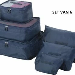 Aanbiedingen 🥰 CarryOn Packing Cubes Set 6-Delig – Kleding Organizer Voor Koffers, Tassen En 🎒 Backpack – Praktisch– Lichtgewicht – Kreukvrij Inpakken 😍
