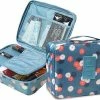 Beste deal ✔️ AA Commerce Travel Toiletbag - Reis Toilet Bag Make Up Organizer - Cosmetica Etui Tasje - Bloemen Patroon - Blauw 🔥 -Reisbagage-Reisaccessoires Winkel 550x404 3