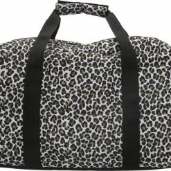Uitgang 👍 Enrico Benetti Londen 46148 Reistas/sporttas - Olijfgroen Panter Print 🧨 -Reisbagage-Reisaccessoires Winkel 550x410