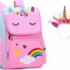 Beste deal 💯 Het Betere Merk Unicorn Speelgoed - Eenhoorn Rugzak- Schooltas Meisje - Unicorn Haarband - Kinderrugzak - Rugtas Meisje - Roze - 40 X 27 X 15 Cm 🎉 -Reisbagage-Reisaccessoires Winkel 550x414 7